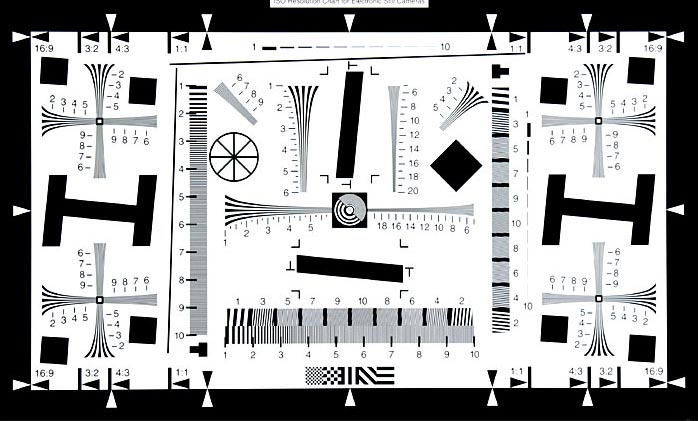 對比度伽瑪斜邊ISO16505分辨率