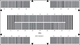 高清度電視HDTV分辨率測(cè)試卡