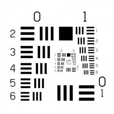 標(biāo)準(zhǔn)USAF分辨率測試卡